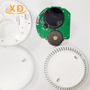 OEM CE EN14604 AS3786 certified independent photoelectric smoke detection alarm ten-year lithium battery life mute large button